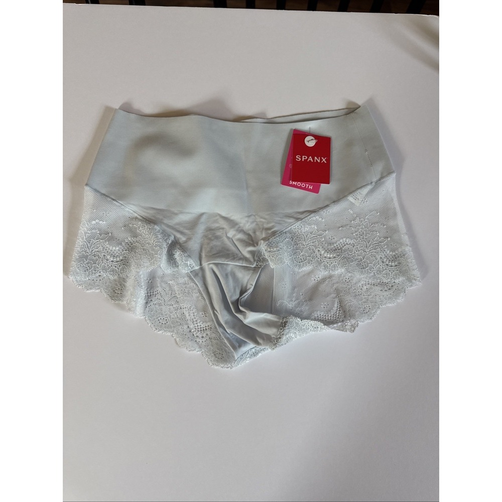 Spanx Large Undie-Tectable Lace Hi-Hipster Stellar Blue SP0515 NWT C4